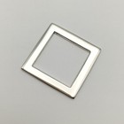 Sterling Silver 1.2” Square Pendant Finding Unmarked. Tested. 5.5g #14 — photo 5
