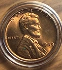 1949 Red BU Lincoln Cent