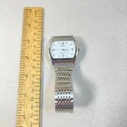 Vintage Timex Wristwatch Perpetual Calendar Stainless Steel Parts or Repair