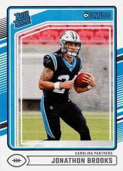 Jonathon Brooks 2024 Donruss Football - Rated Rookie #354 - Carolina Panthers