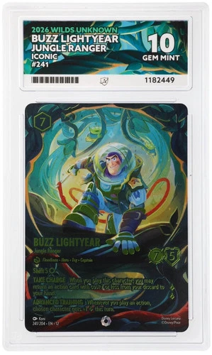Buzz Lightyear - Jungle Ranger (V.2) 241/204 ACE graded card