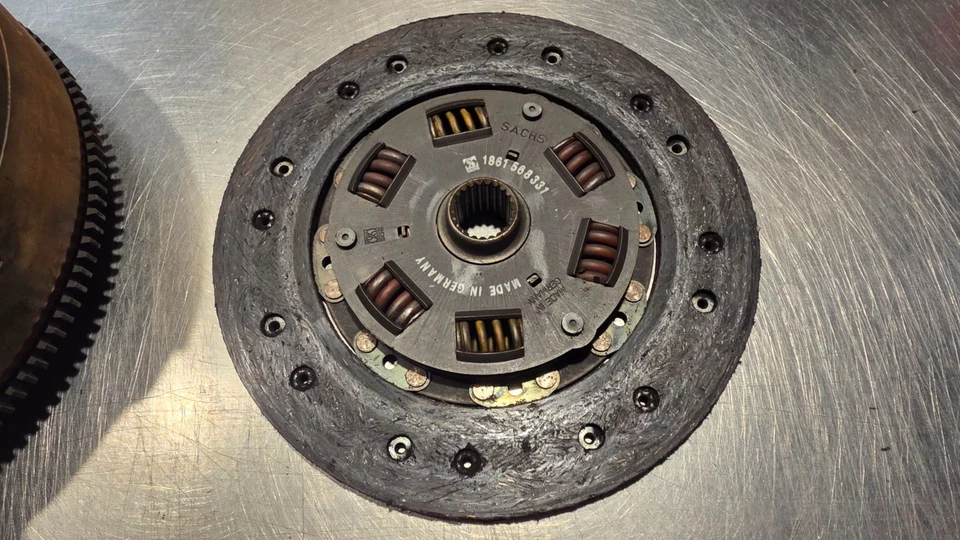 Volante + embrague Sachs usado excelente estado para Porsche 930 Foto 4 de 4
