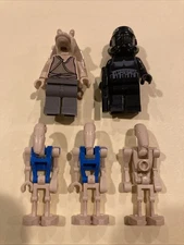 LEGO Star Wars Minifigures Jar Jar Binks Battle Droids 5 Minifigs Lot