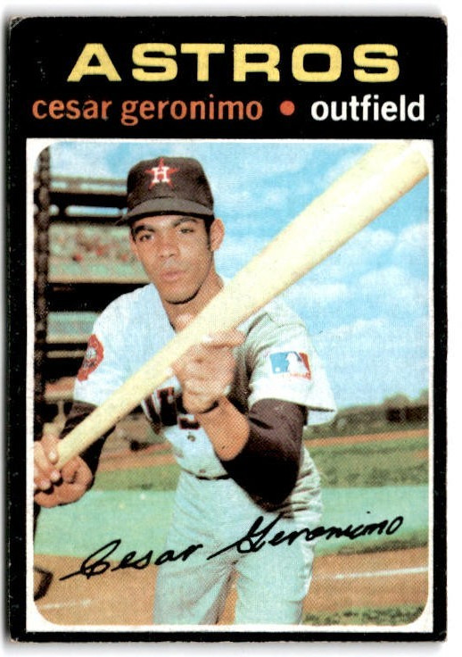 1971 Topps Cesar Geronimo #447 Astros