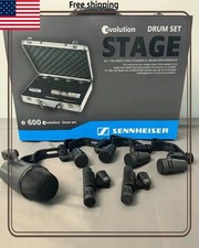 NEW Sennheiser Drum Kit 600 e600 Drum Mic Package with Case e602 e604 e614