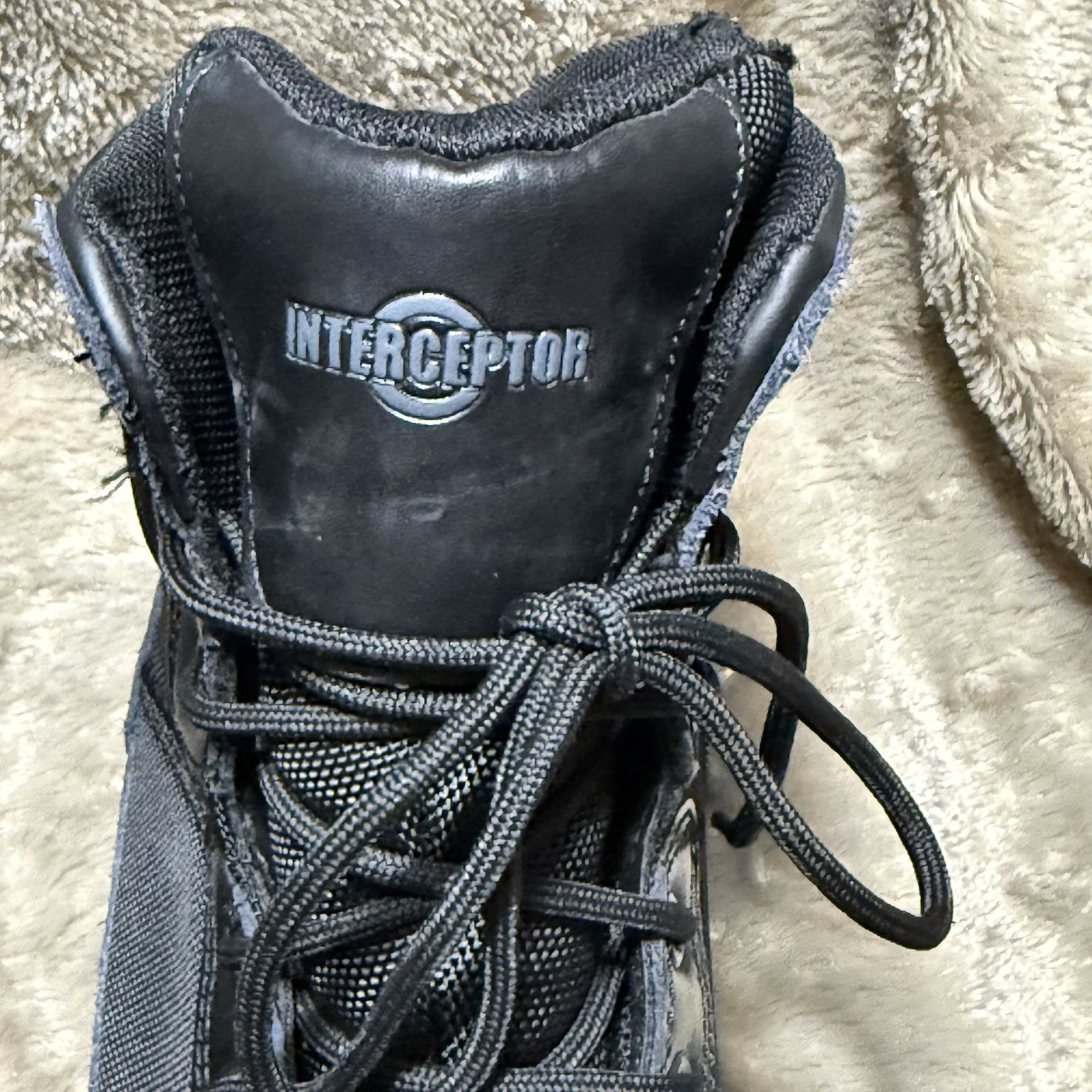 Interceptor Guard Black Leather Combat Tactical S… - image 6
