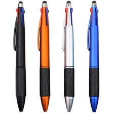 Stylus Pen for Touch Screen 4 Color in One Multi Colored Ballpoint Pen Medium