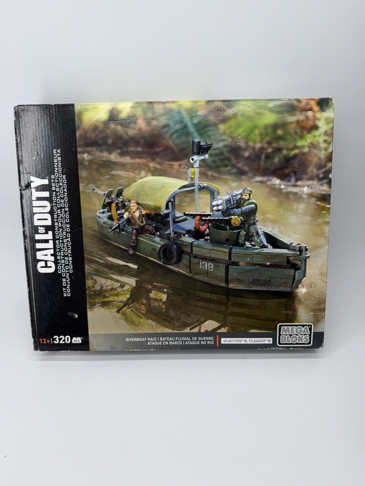 Mega Bloks Call of Duty Riverboat Raid 320 Pieces Set Brand 