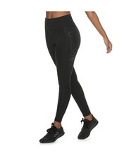 Adidas Womens Logo Compression Athletic Pants, black, M