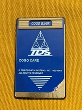 TDS COGO GX/SX Version 4.1 Card for HP 48GX 48SX Calculator - Card Only