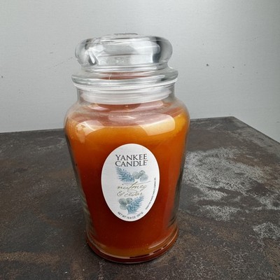 YANKEE CANDLE Nutmeg & Cedar 19.8 Oz Jar Candle - NEW / UNUSED - RETIRED
