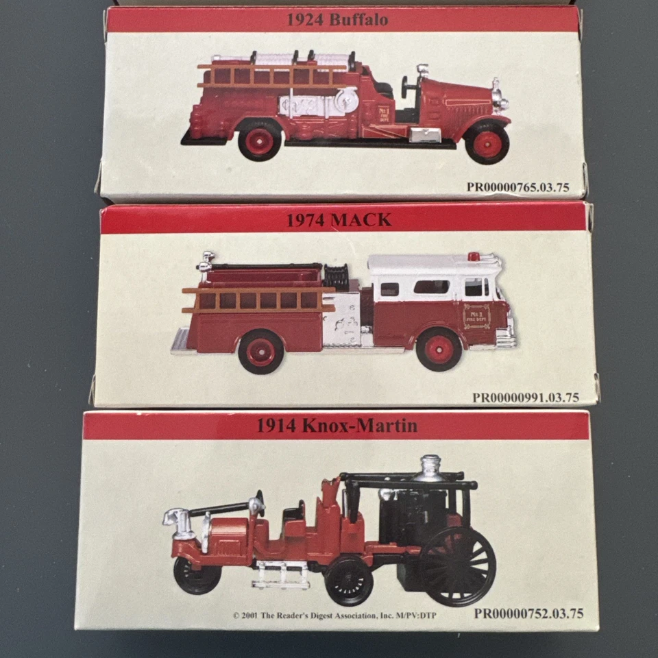 Lot Of 5-Fire Truck Die Cast In Original Box From Reader’s Digest Association - Image 2 of 4