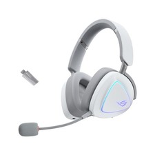 ASUS ROG Delta II Tri-mode Wireless Gaming Headset with ROG SpeedNova - White