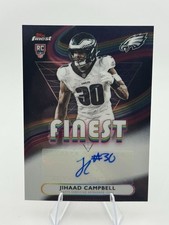 2025 Topps Finest Rookie Finest Rookie Auto Jihaad Campbell RC Eagles