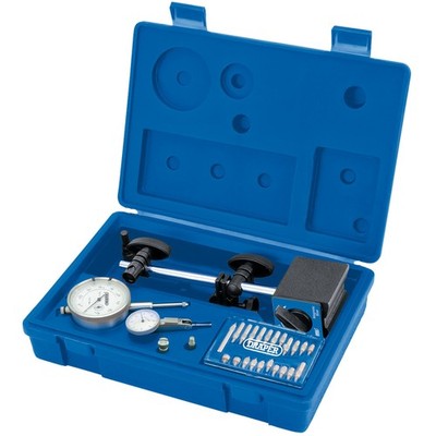 Draper Messuhr Prüfindikator Set Magnetisch & 22 X Austauschbare Spitzen 46609
