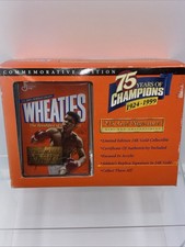 Muhammad Ali Wheaties Box 24K Gold Signature Boxing Champions Collectible