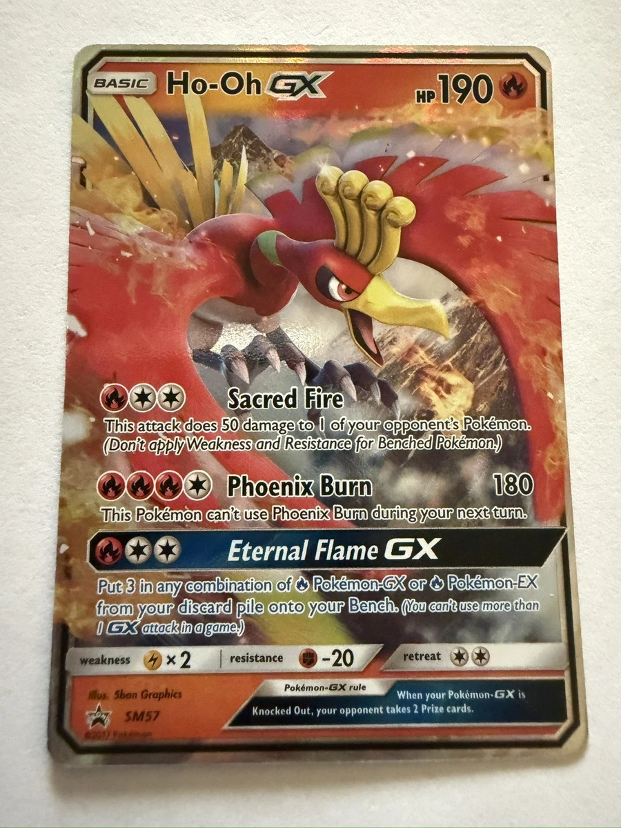 Ho-Oh Pokémon TCG Sun & Moon Individual Collectible Card Game