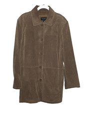 Woman's Bernardo Collectiongeniune suede leather jacket size L