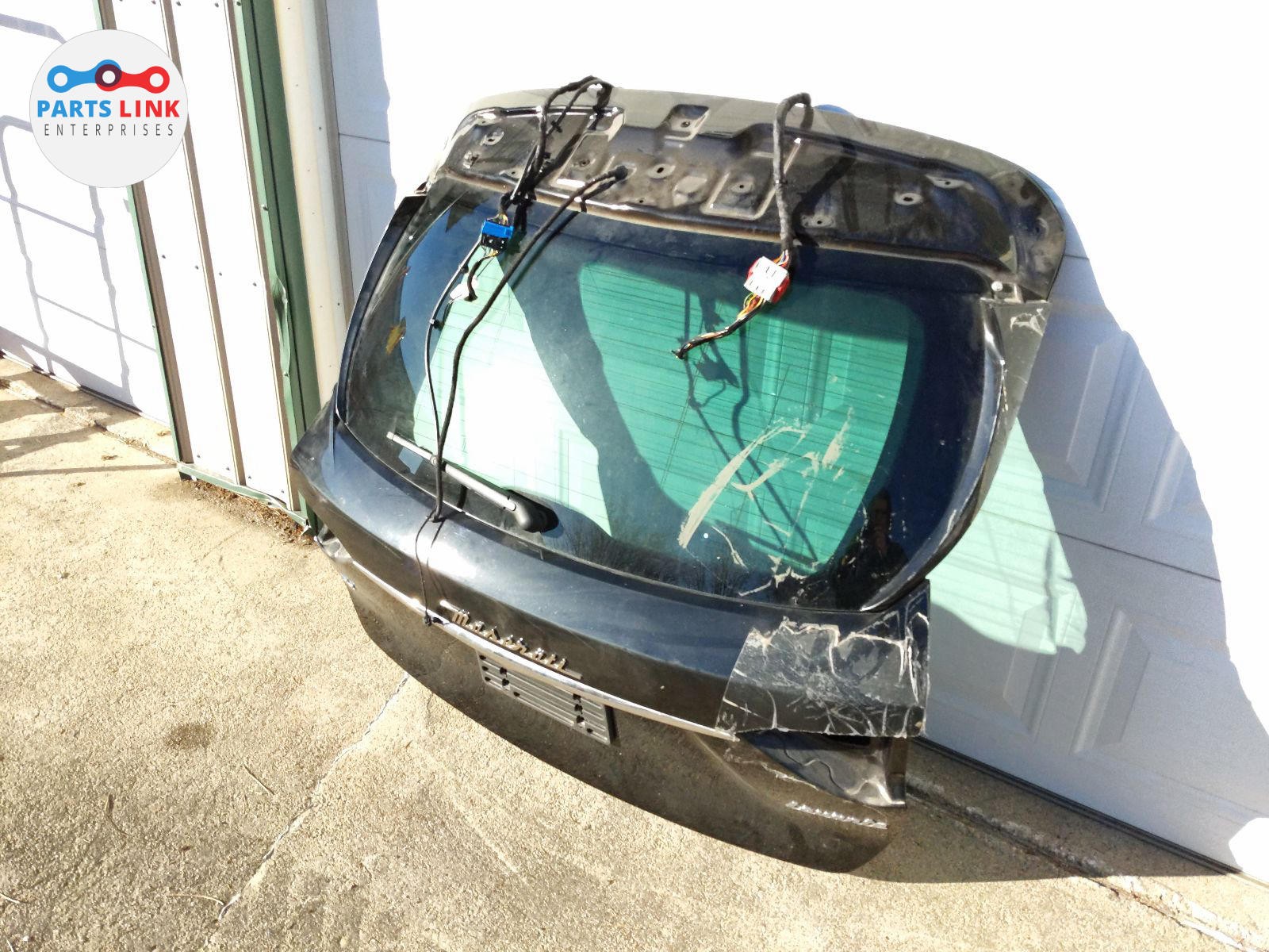 2017-20 MASERATI LEVANTE REAR LIFT GATE HATCH LID DECK SHELL GLASS TRIM 820 M161