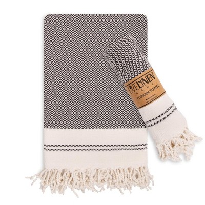 Evelynen Turkish Hand Towels for Bathroom & Kitchen Towels Decorative Set of ...