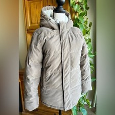 Abercrombie Kids Tan Puffer Coat -11/12
