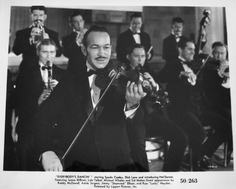 Spade Cooley and band in film "Everbody's Dancin', " Big Band, 1950, Near Mint
