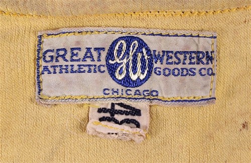 1930's Chicago Mail Order Co. Chicago Commercial Champs Satin Game Worn Jersey - Picture 3 of 5