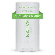 Native Deodorant Cucumber  Mint 2.65oz Aluminum Free Vegan Natural NEW Unisex