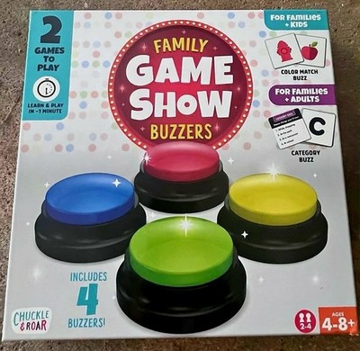 Chuckle & Roar Category and Matching Family Game Night Buzzers