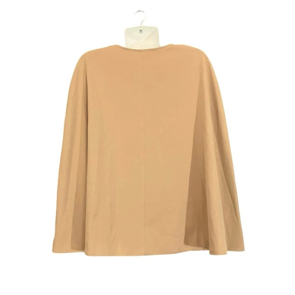 Antthony Originals Women's Tan Cape W Arm Holes & Front Top Closure Lined SZ M/L - Image 2 of 4
