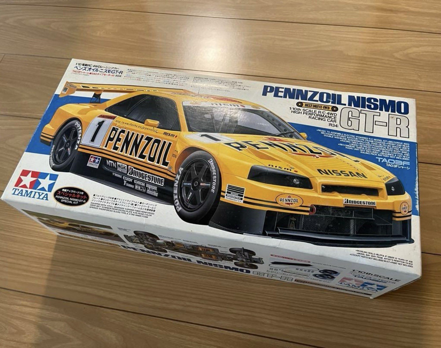TAMIYA 1/10 RC PENNZOIL NISMO GT-R R34 Unused New From Japan