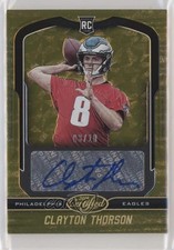 2019 Certified Rookie Signatures Mirror Gold Etch 3/10 Clayton Thorson Auto 9f5
