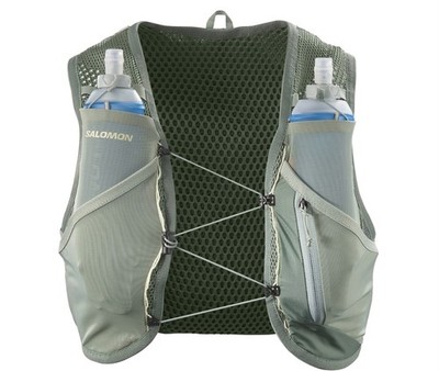 Lachs ACTIVE SKIN 8 Unisex Laufweste mit Flaschen inklusive UVP 110£