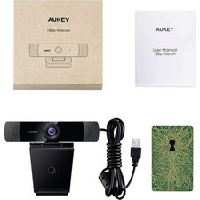 LM1 Full HD-Webcam 1920 x 1080 Pixel Klemm-Ha...