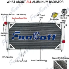 1 Row Aluminum Radiator FOR 1994-2002 Dodge Ram 2500 3500 5.9L Cummins Diesel