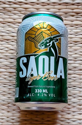 Sao La green Vietnam beer design found in 2023 empty cans 330ml empty open botom