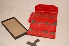 STARRETT  RADIUS GAGE SET NO S167C 1/64-17/64"; 9/32-1/2" Range, 25 Gages, 64ths