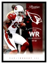 2012 Panini Prestige  #5 Early Doucet - Arizona Cardinals