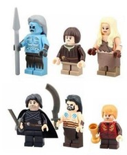 Game of Thrones GOT Minifigure Personalizzate Arya Stark Jon Drogo Daenerys Tryion WW