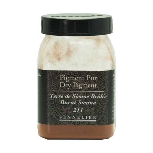 SENNELIER - Vaso Di Pigmenti 200ml - Ocra Rossa 90g - Colore Puro Per Pittura Artistica, Alta Concentrazione