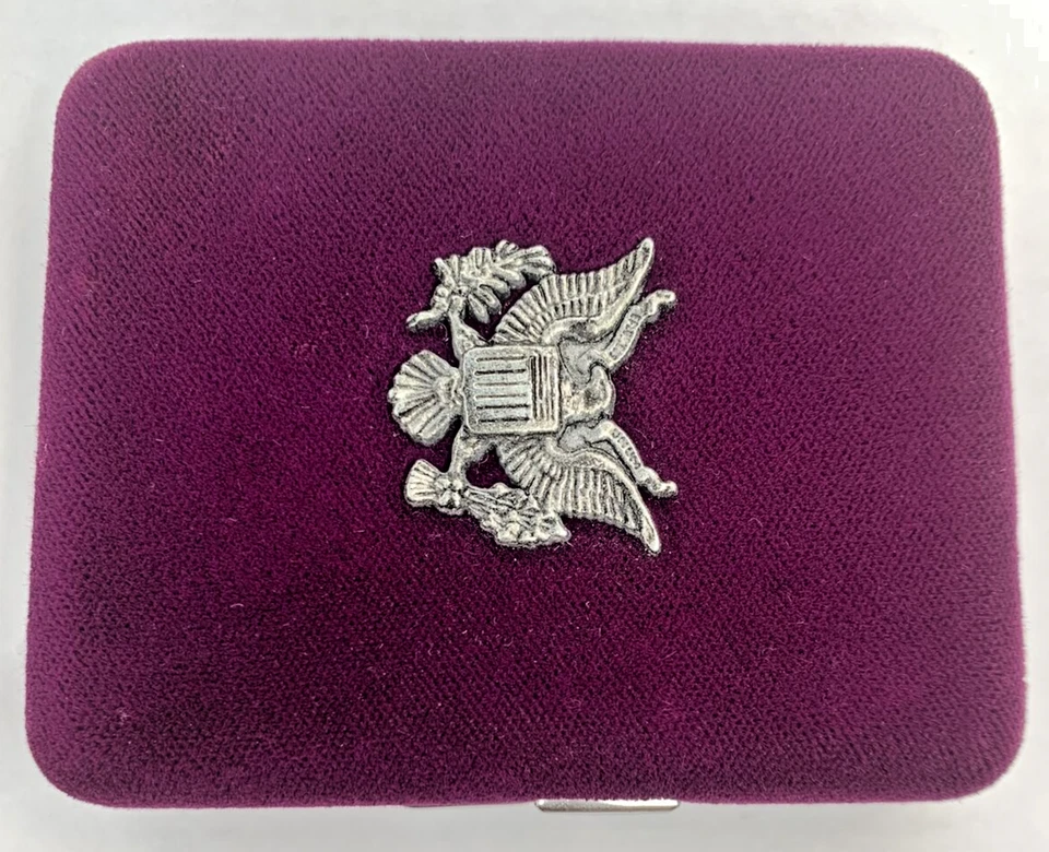 Benjamin Franklin P Silver Medal Fire Service Bill Of Rights Clamshell Box 1993 - Image 3 of 4