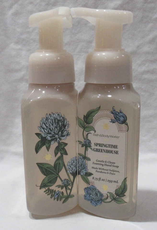 Bath & Body Works Gentle & Clean Foaming Hand Soap Lot 2 SPRINGTIME GREENHOUSE - Image 2 of 4
