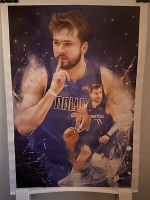 Luka Donic Dallas Mavericks #11 Canvas Poster 12x18  UNFRAMED