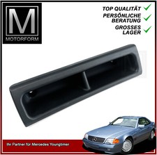 Mercedes SL R129 Griffmulde Griffschale Griff handle Softtop Verdeck SCHWARZ neu