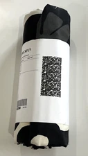 Ikea STRECKFLY Pre-cut Fabric Textile 59x118" Black/White for Cushions, Curtains