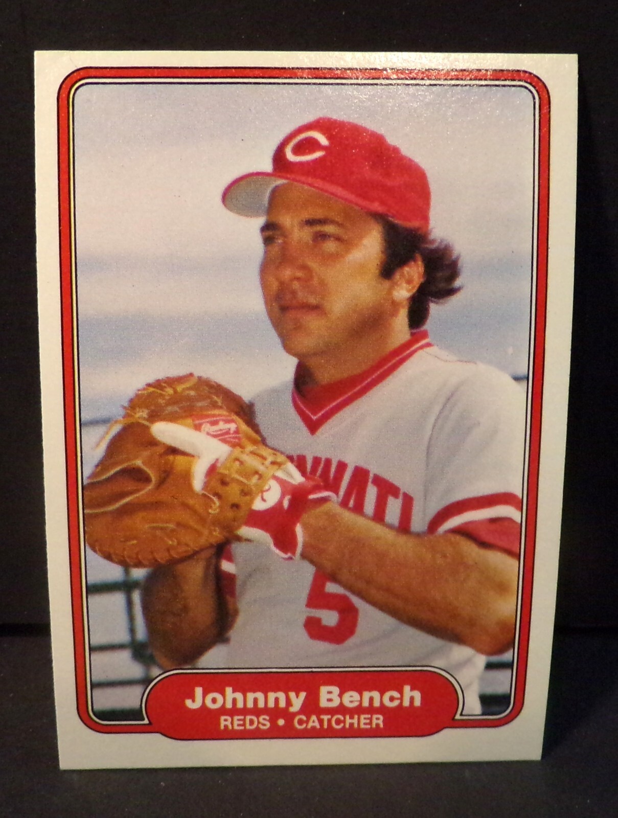 1982 Fleer #57 Johnny Bench HOF Cincinnati Reds NM-MT