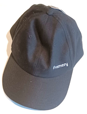 BEECHFIELD Original Headwear Ball Cap - Black w/ ''Framery'' Logo - Adjustable NEW