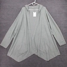 Barefoot Dreams Cardigan Womens 2X Plus Cozychic Ultra Lite Seashore Cardigan