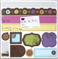 Creative Memories Scrapbook Simple Blooms Borders NIP - Lot Of  5 Identical Sets