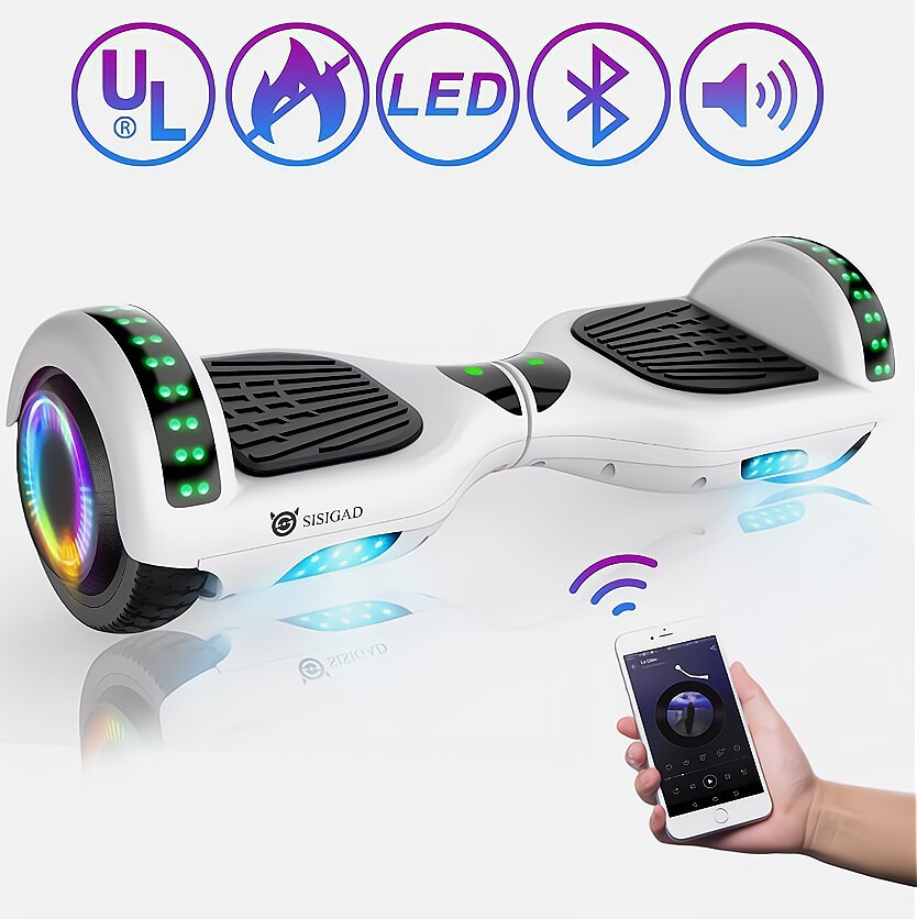 6.5'' Hoverboard Electric Bluetooth Self-Balancing Scooter no Bag for kids Adult